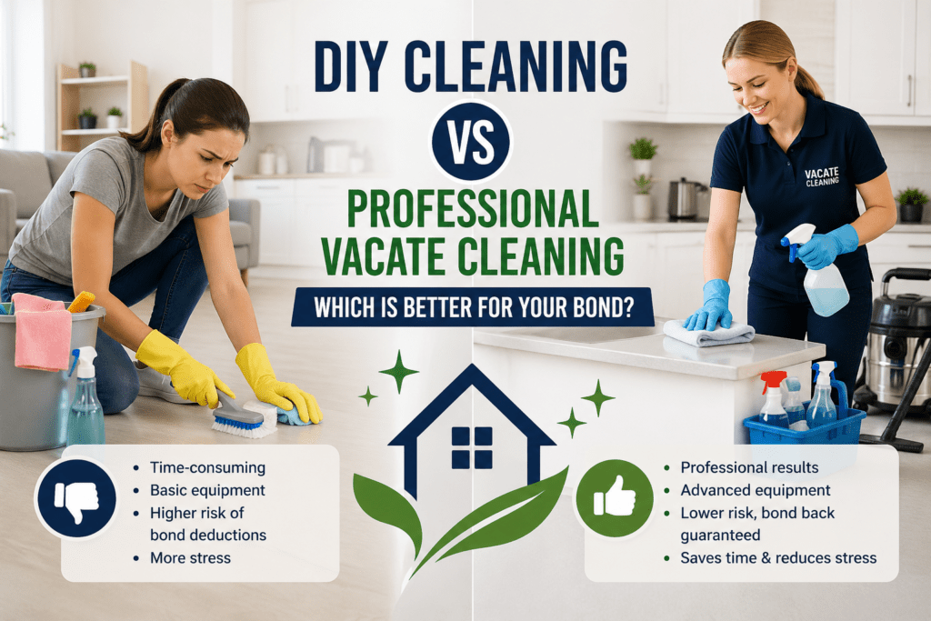 DIY Vs Professional vacate Cleaning Perth